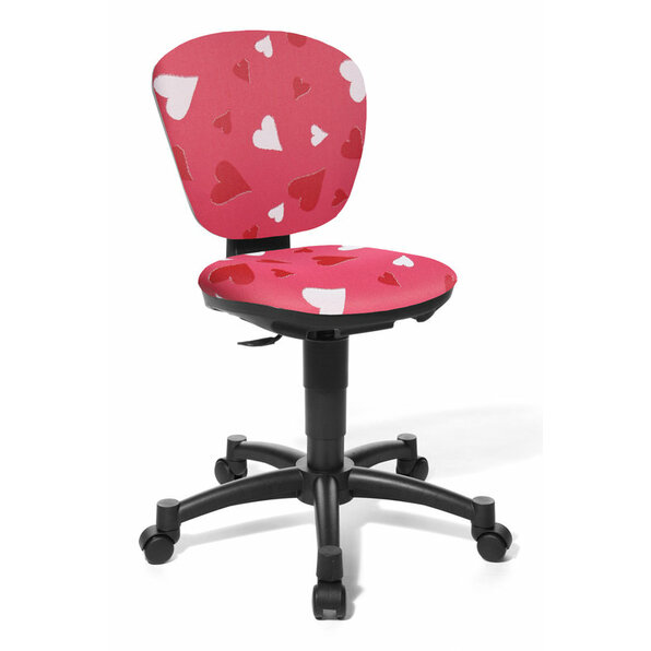 Topstar Kinderdrehstuhl Ergokid 15 Jet - Motiv Herzchen